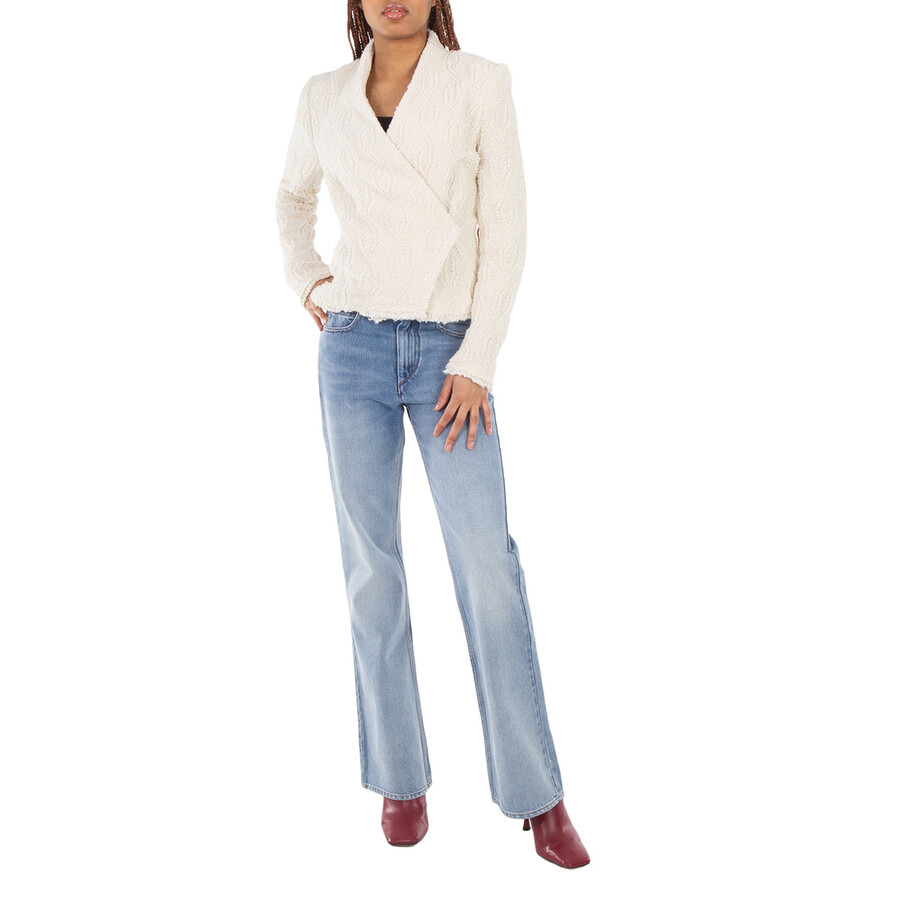 Isabel Marant Ladies Ecru Loyana Cowens Jacket - 4