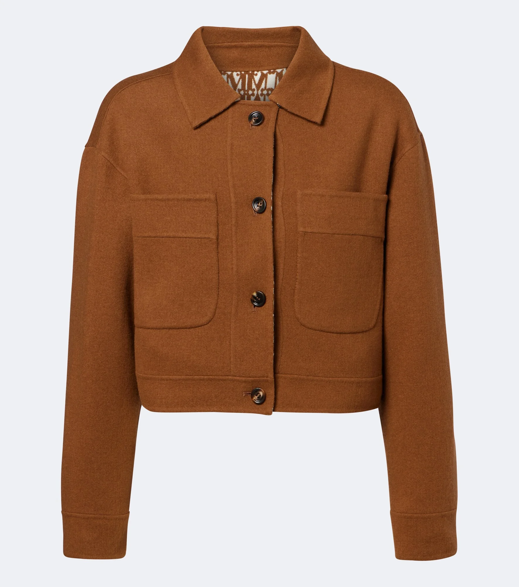Reversible wool and cashmere jacket - 1