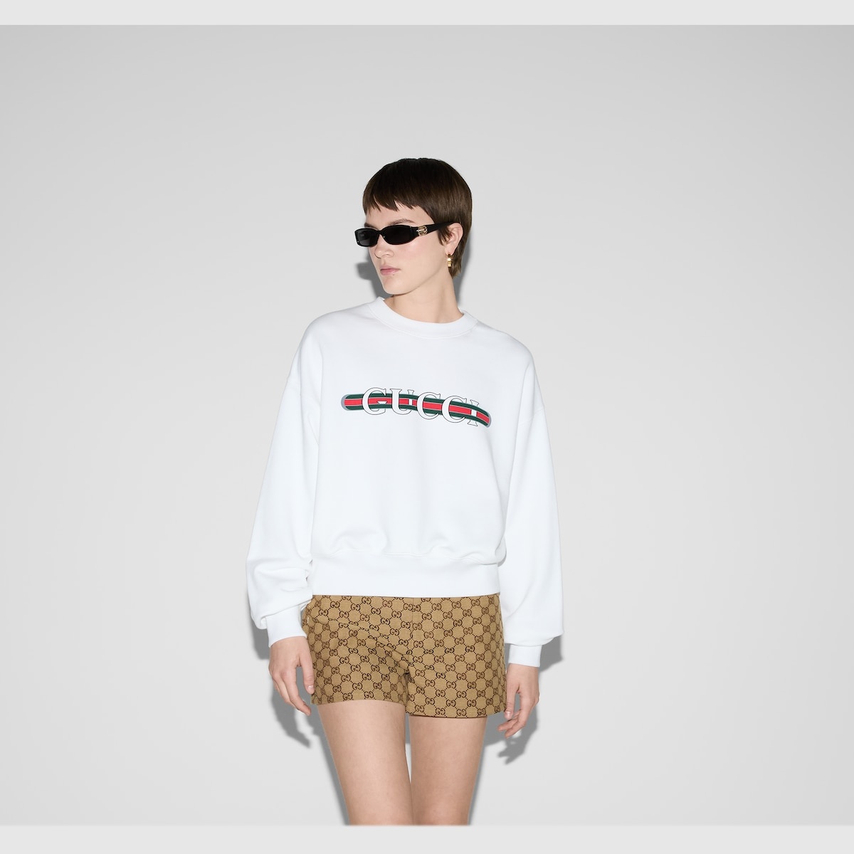 Gucci print cotton jersey sweatshirt - 3