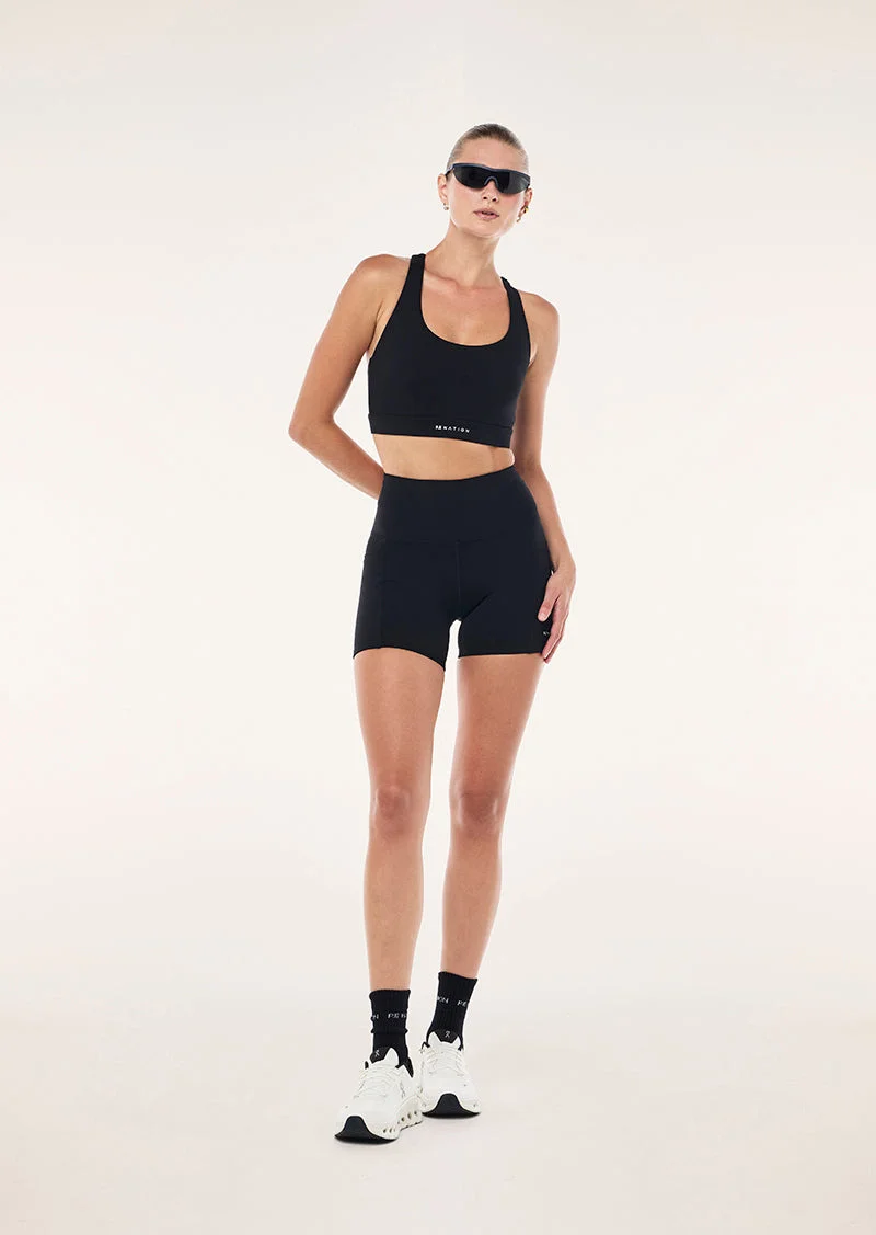 RECALIBRATE 5" BIKE SHORT IN BLACK - 1