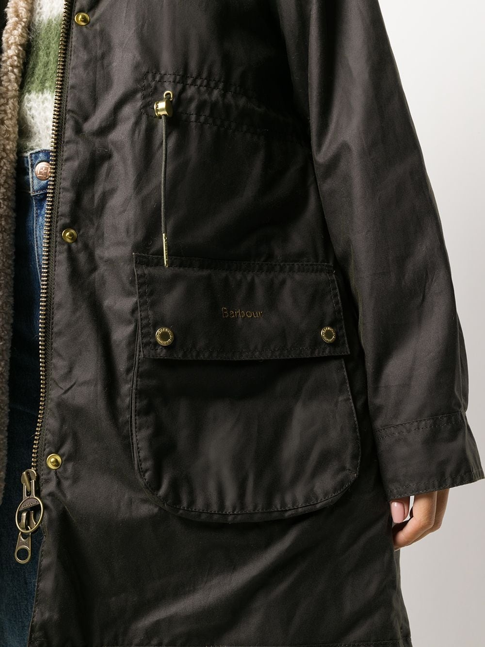 hooded parka coat - 5