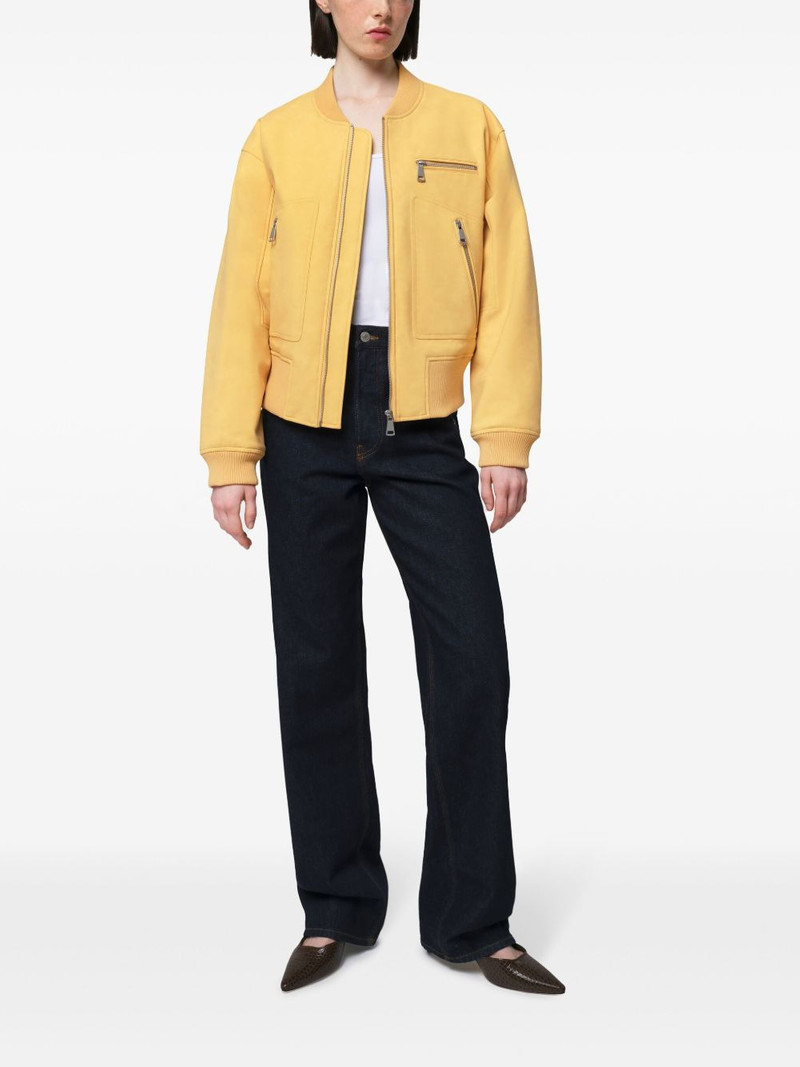 APPARIS faux-leather bomber jacket outlook