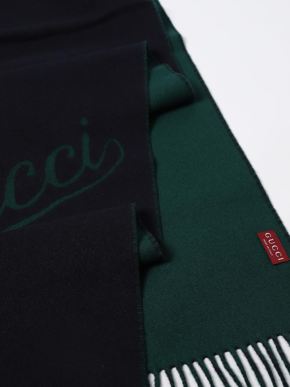 Gucci Scarf Men Navy - 3