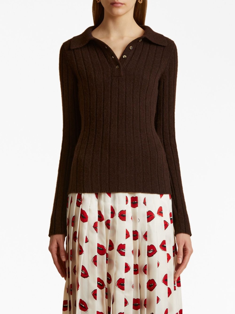 The Hans ribbed cashmere jumper - 3