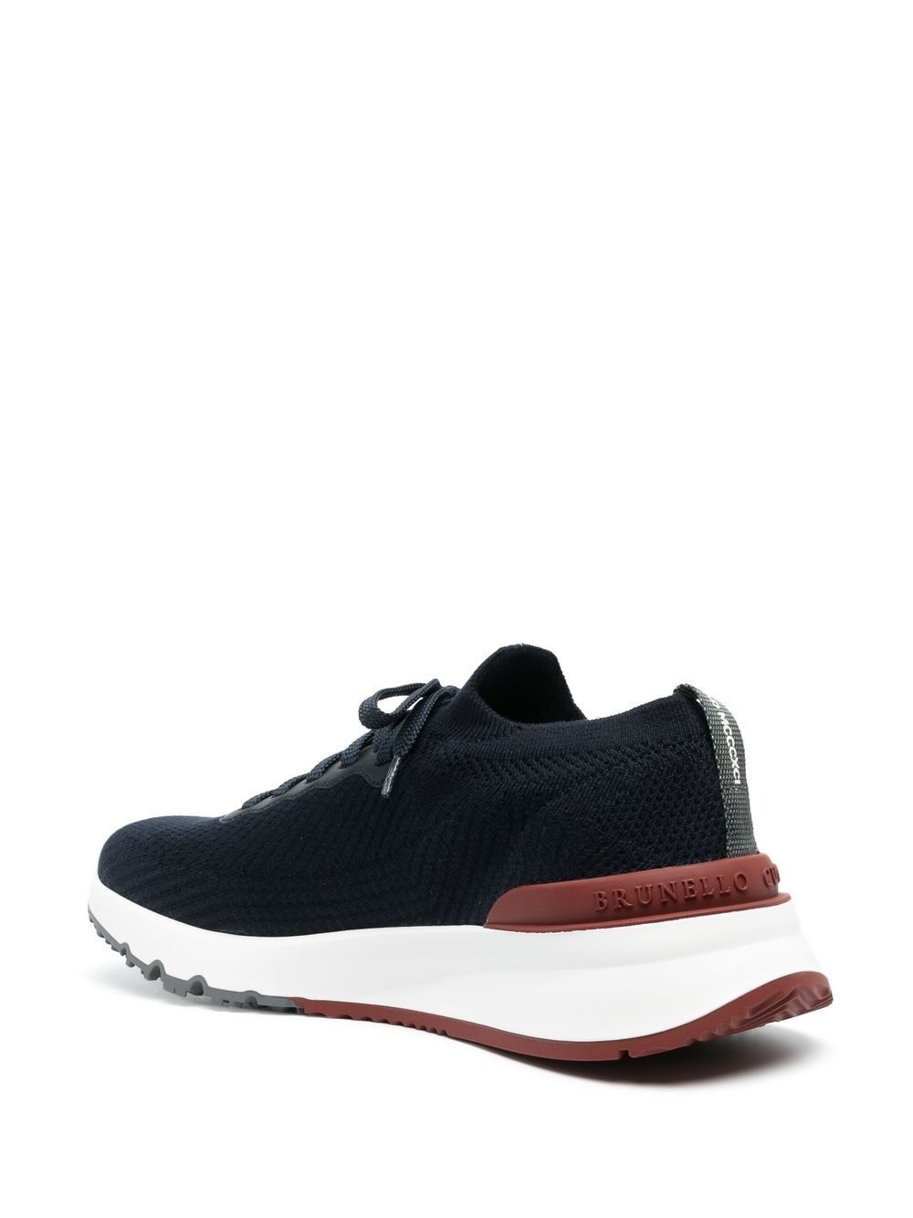 Brunello knitted sneakers - 3