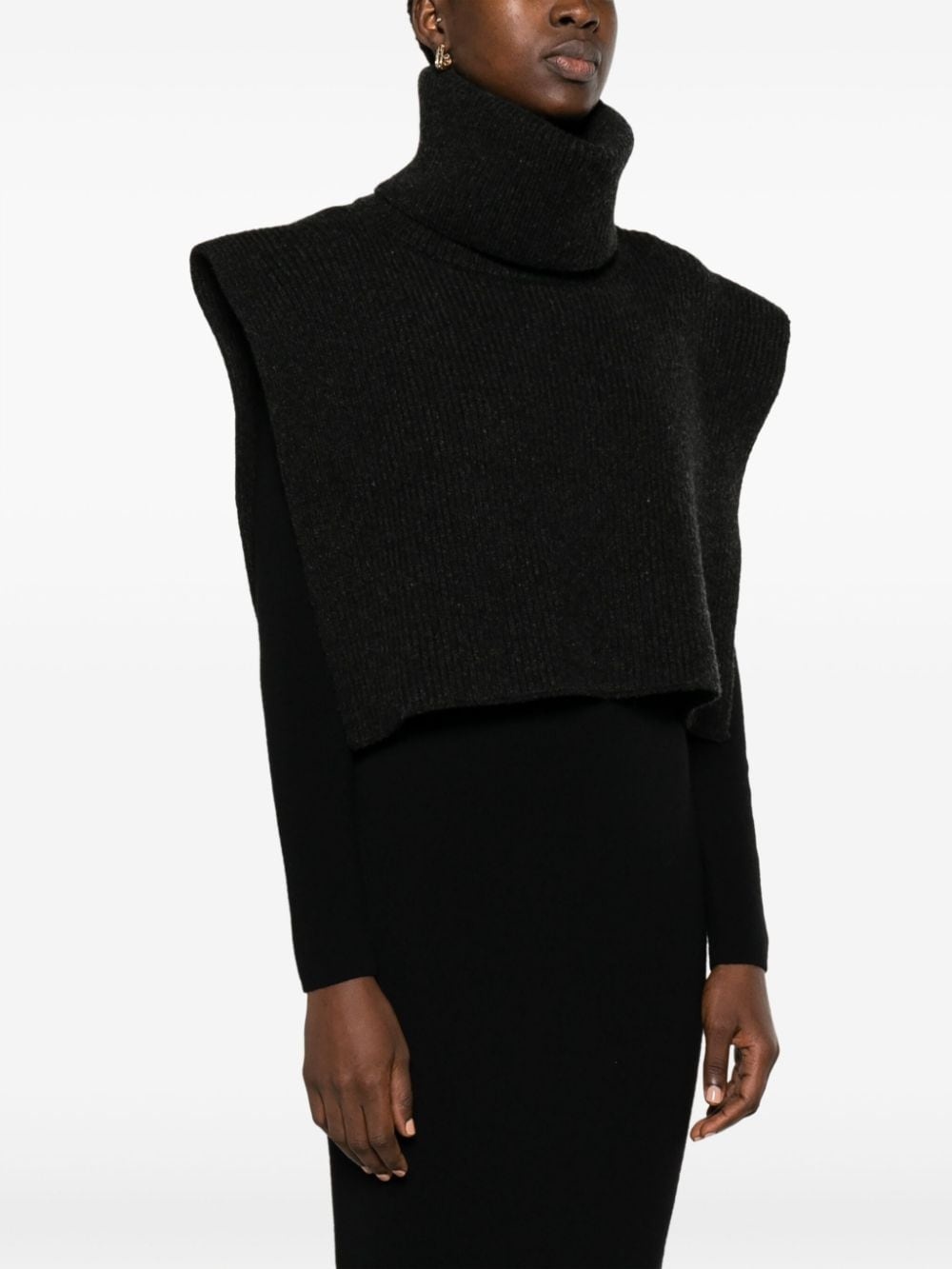 Emmit roll-neck cashmere collar - 3