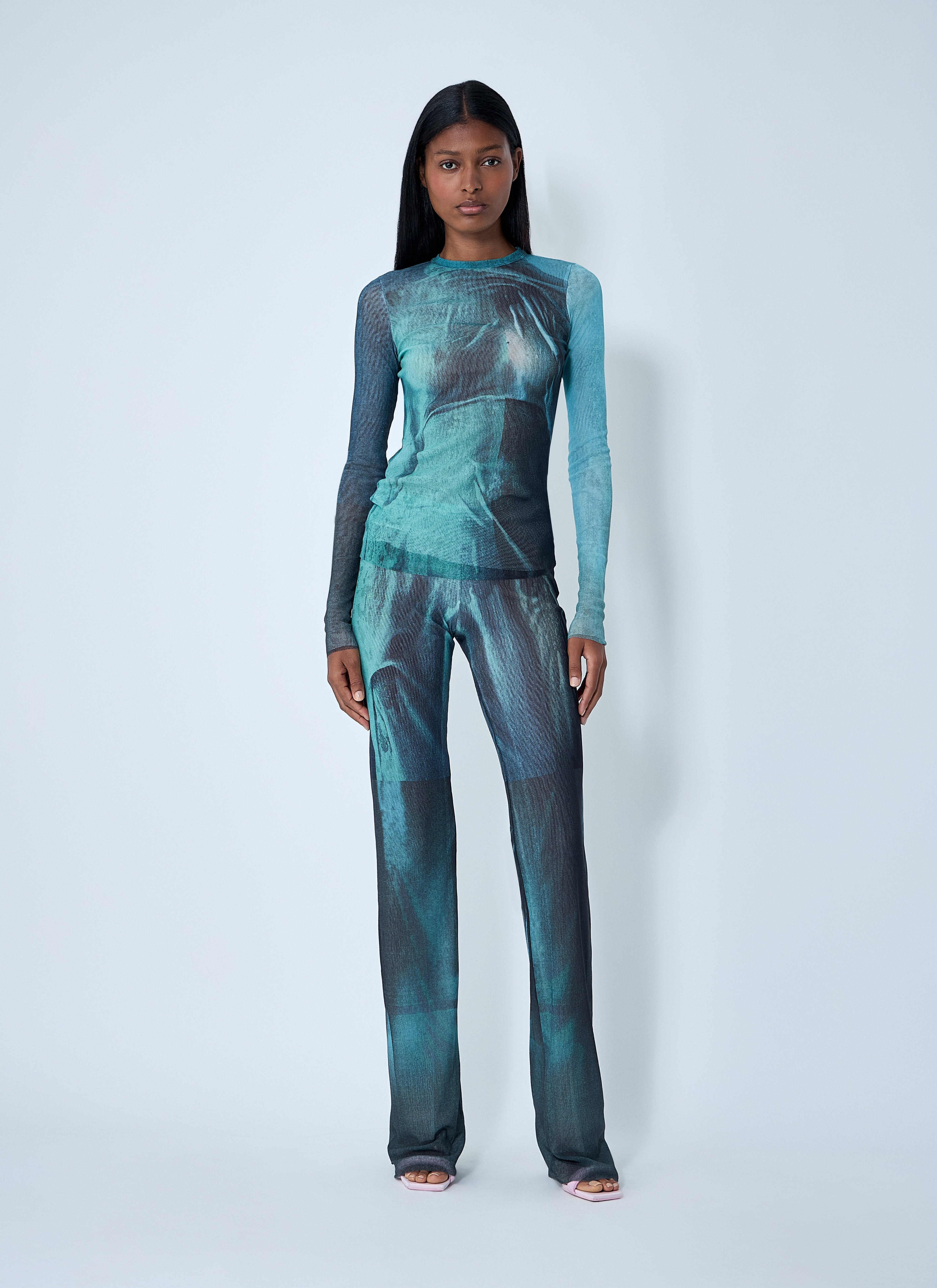 Jean Paul Gaultier Women Water Mesh Top - 2