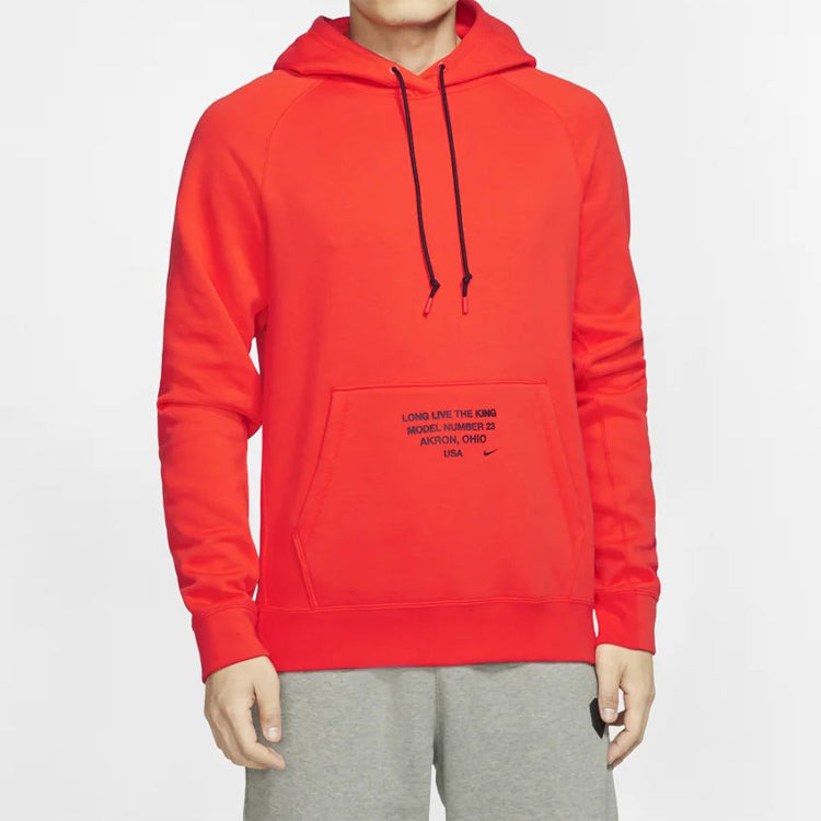 Nike Men's LeBron Basketball With Hat Orange AT3916-891 - 3