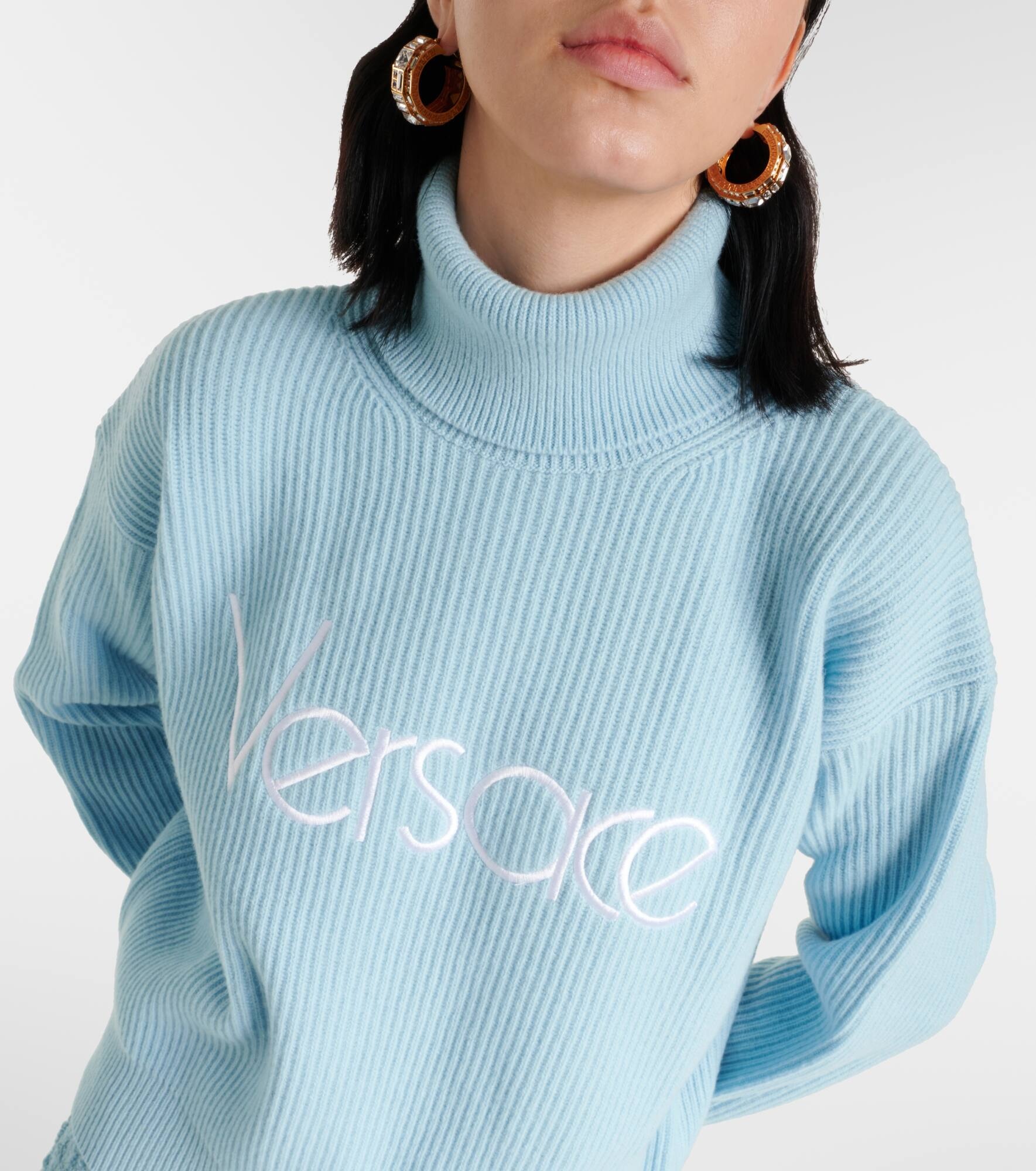 Logo turtleneck sweater - 4