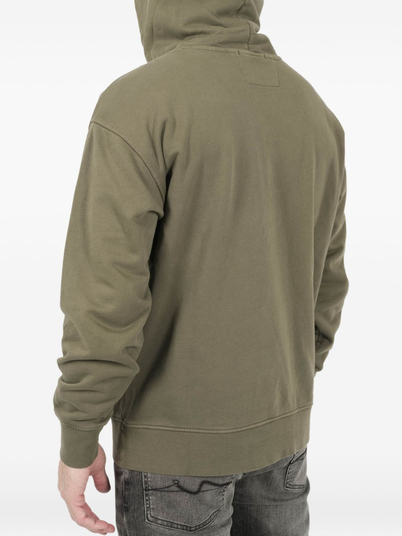 logo-embroidery hoodie 3