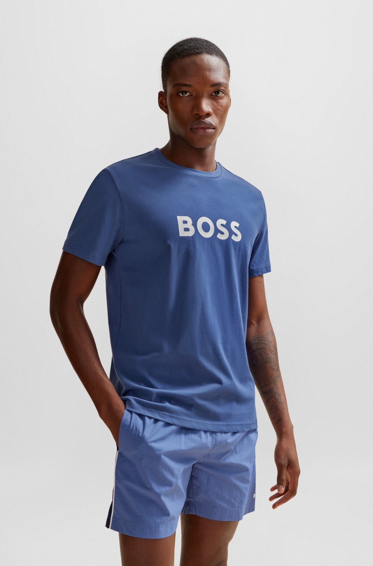 COTTON-JERSEY REGULAR-FIT T-SHIRT WITH SPF 50+ UV PROTECTION - 2
