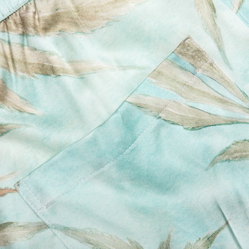 HEMP LEAVES SILK SHORTS - HEMP PRINT - 3