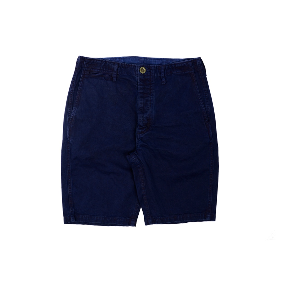 CHINO SHORT INDIGO - 1