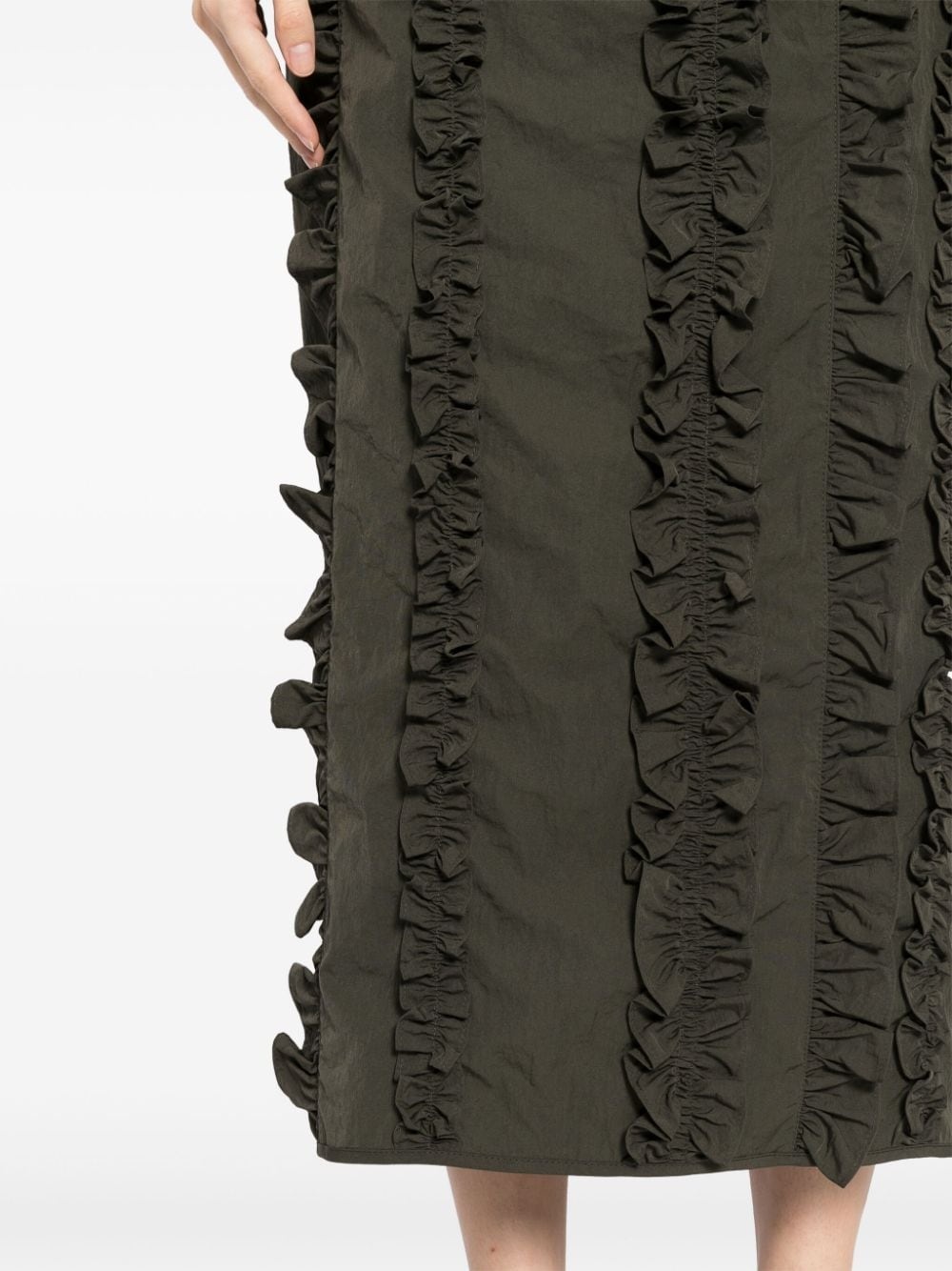【Cecilie Bahnsen】OCEAN SKIRT OCEAN | SKIRT ORGANZA WHITE NONA