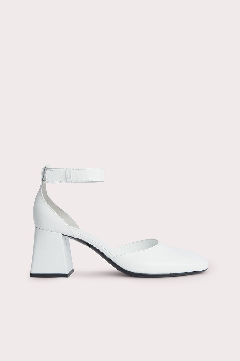 Judy White Maxi Croco Embossed Leather - 1