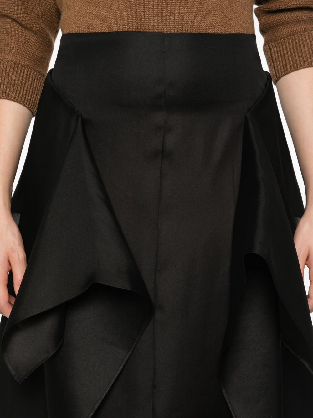 Nina ruffled silk skirt - 5