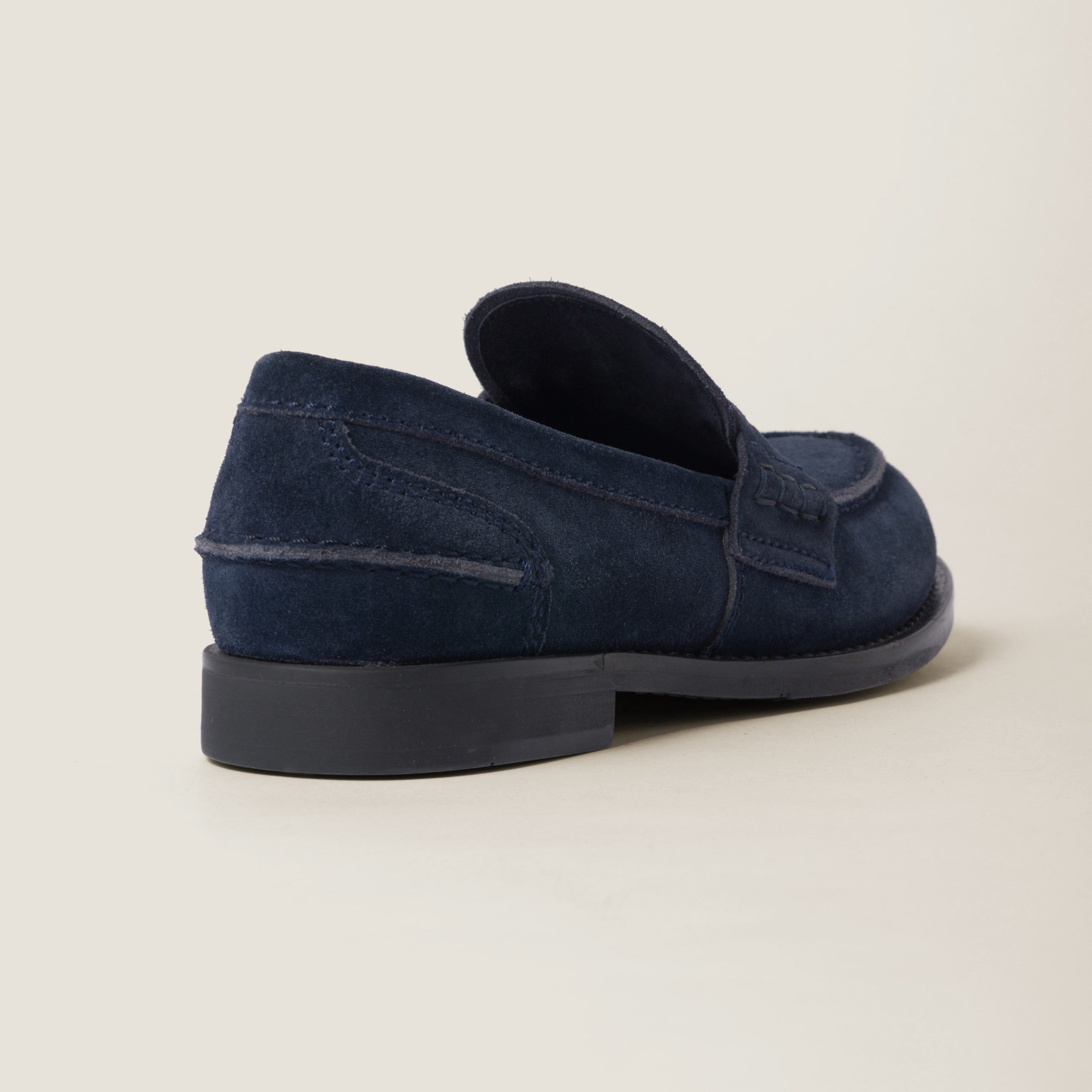 Faded suede loafers - 3