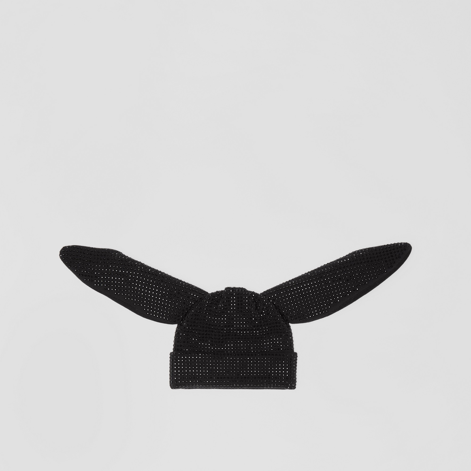 Rabbit Detail Crystal-embellished Wool Beanie - 5