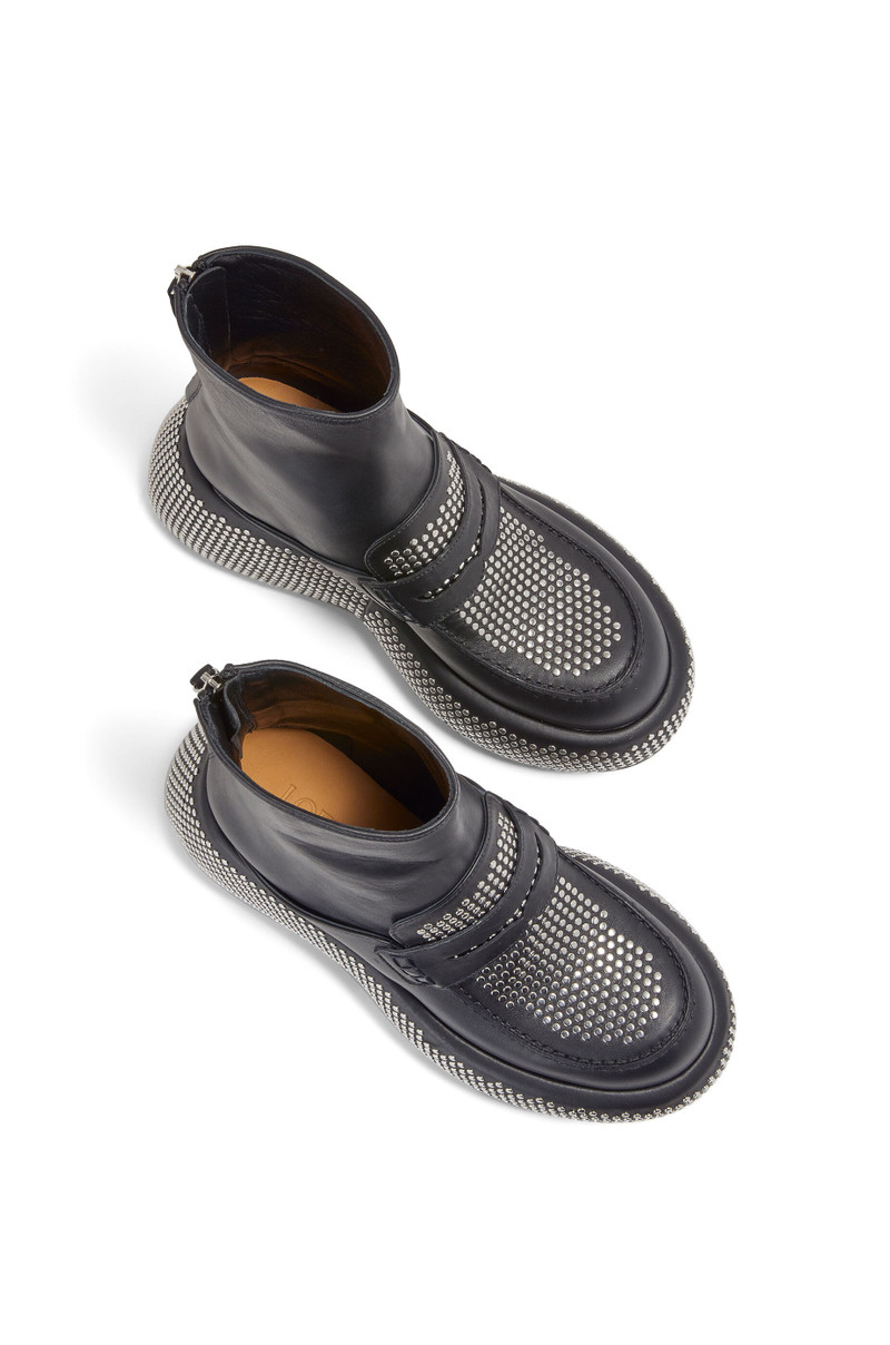 Studded loafer boot in calfskin 3