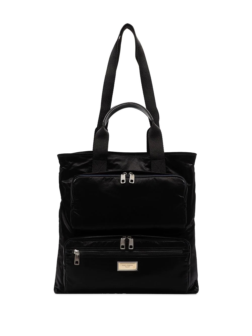 zip-pocket tote bag - 1