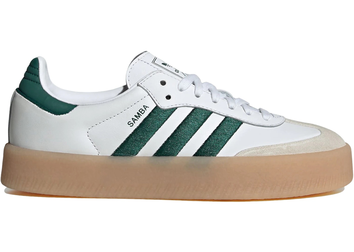 adidas Sambae White Collegiate Green Gum (Women's) - 1