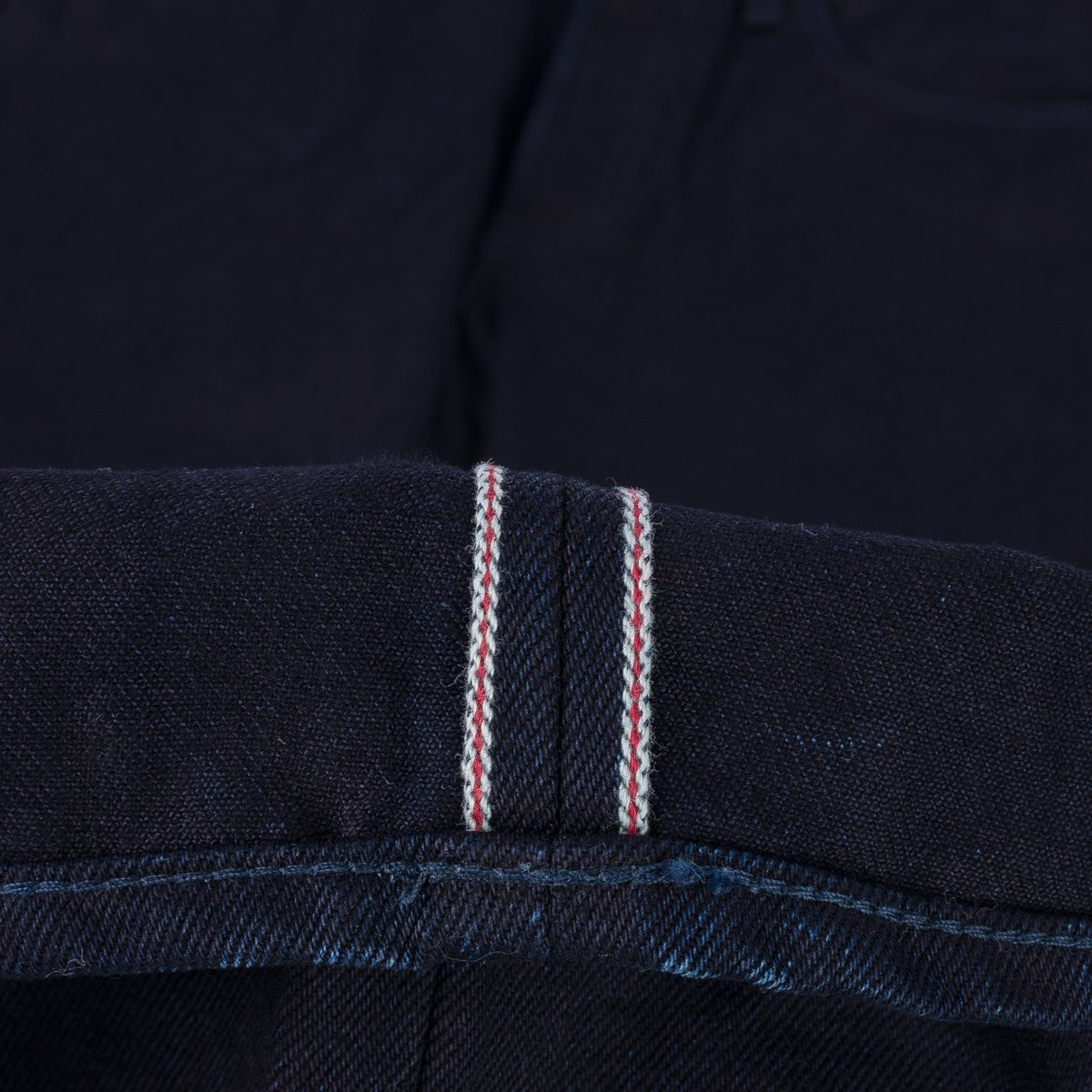 IH-777S-14ii 14oz Selvedge Denim Slim Tapered Cut Jeans - Indigo/Indigo - 12