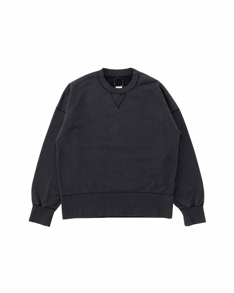 COURT SWEAT L/S (C/WS) BLACK - 1