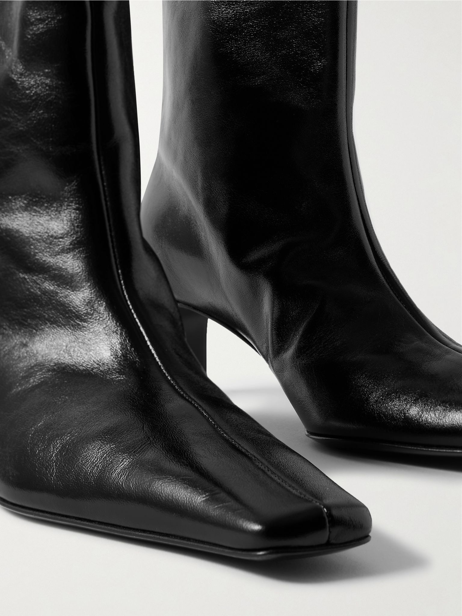 Ona leather ankle boots Black - 4