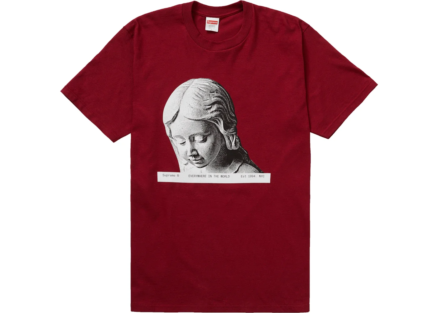 Supreme Everywhere Tee Cardinal - 1