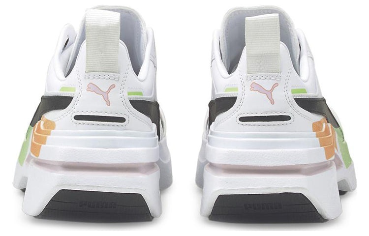 (WMNS) PUMA Kosmo Rider MIS 'White Black Multi-Color' 384856-01 - 4