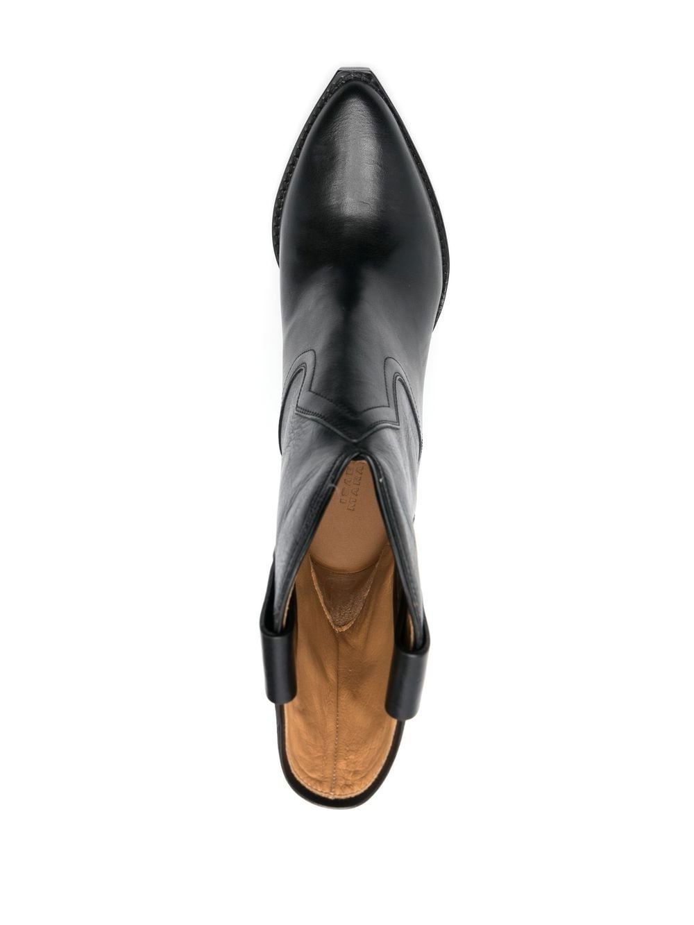 90mm leather boots - 4