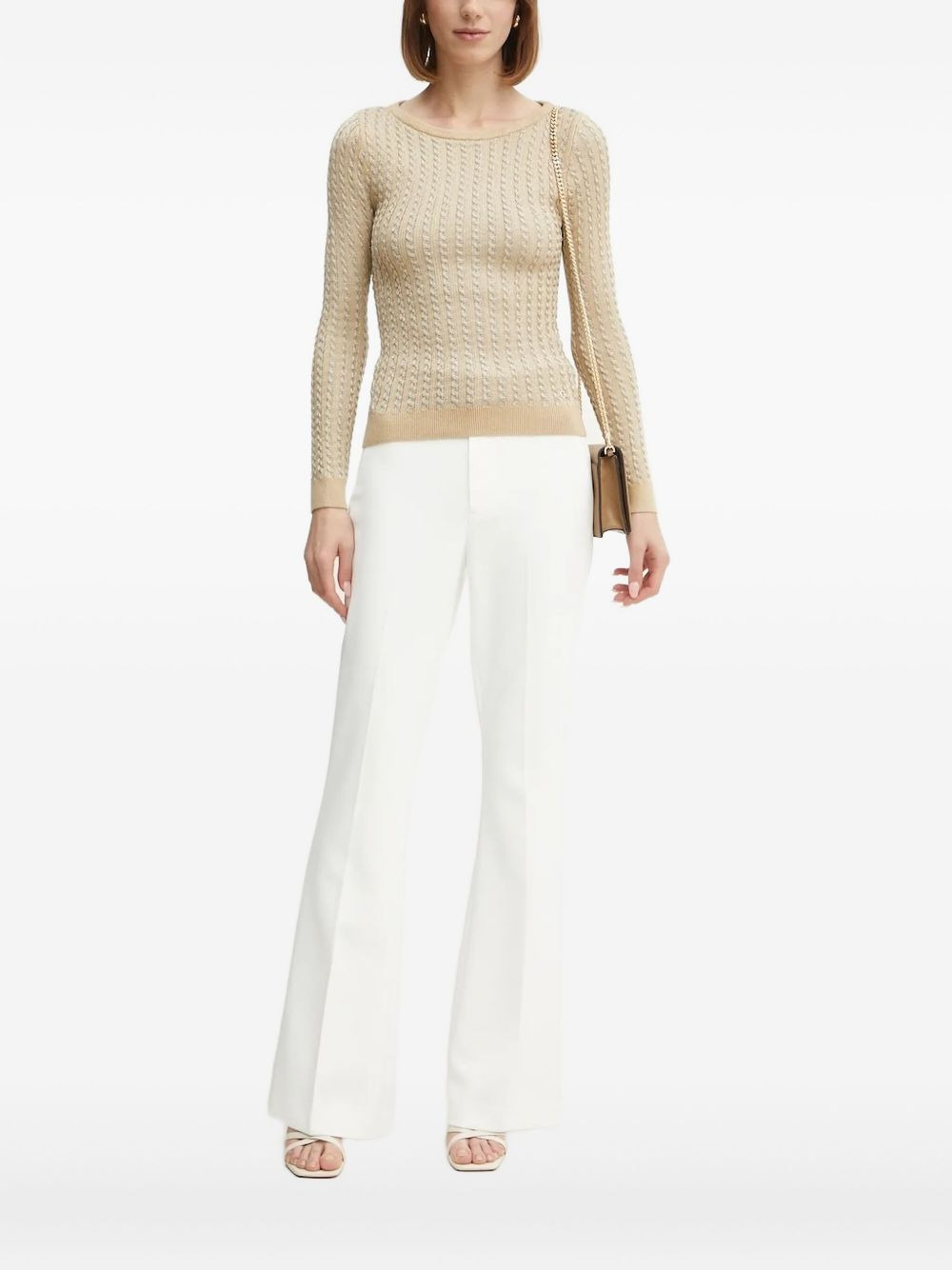 cable-knit sweater - 1