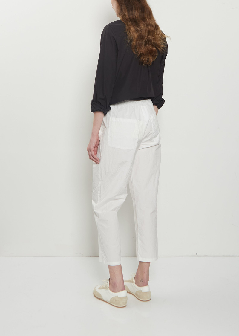 apuntob Technical Poplin Tapered Pants — Meringue outlook