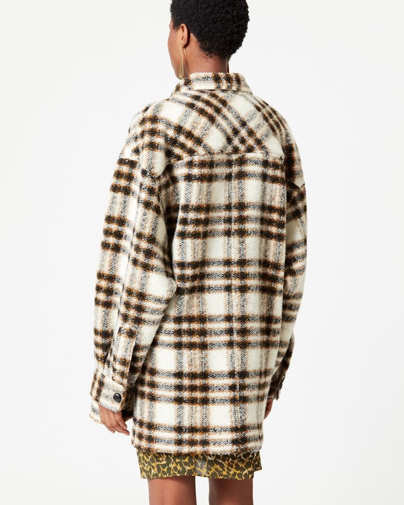 HARVELI CHECKED COAT - 5
