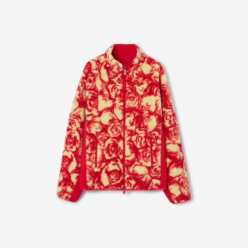Reversible Rose Fleece Jacket 1