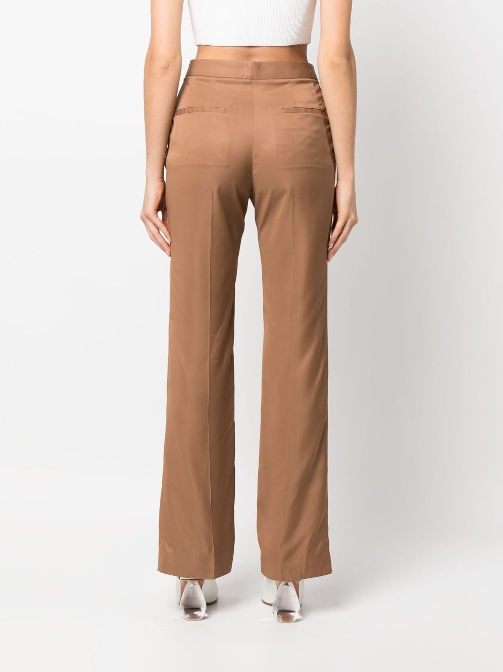 flared tailored trousers - 4