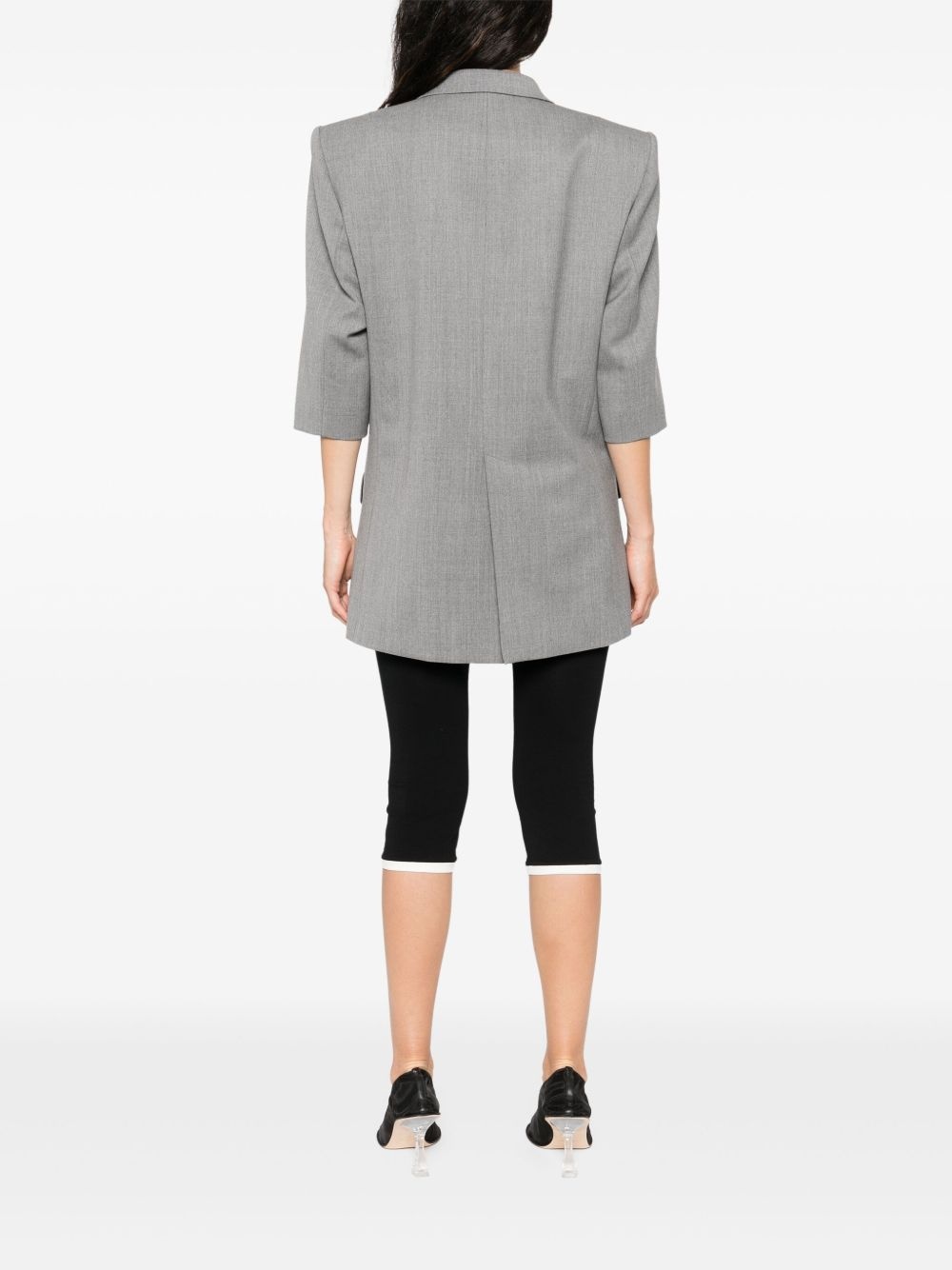 double-breasted tailored blazer - 4