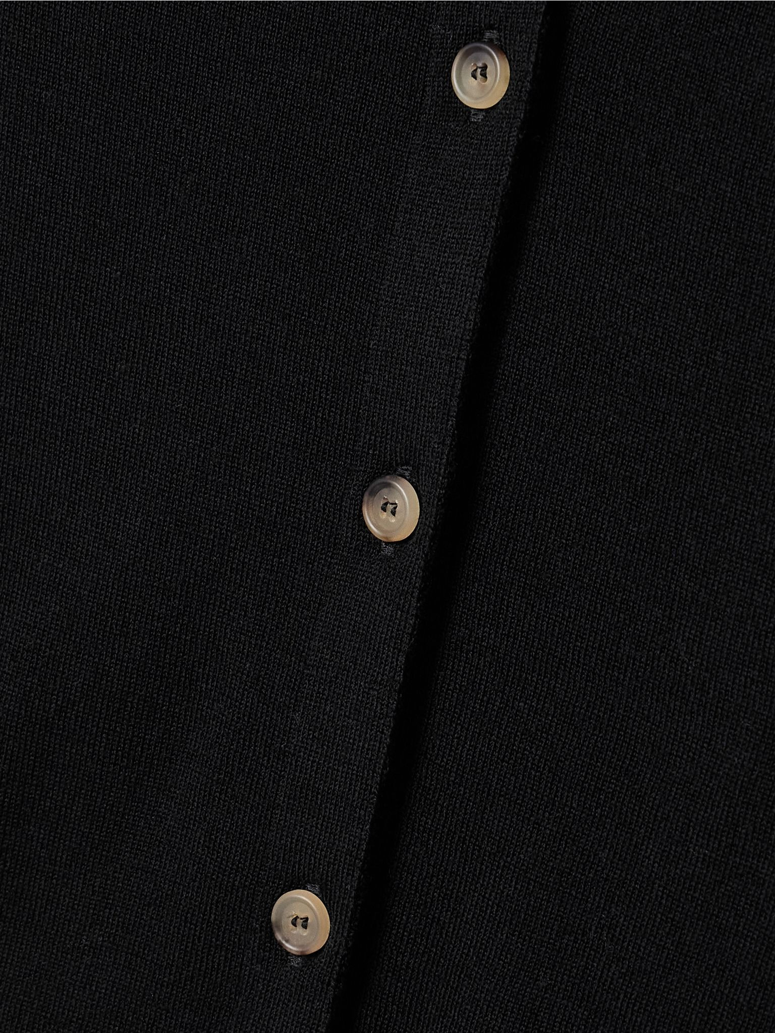 Brieta merino wool cardigan Black - 5