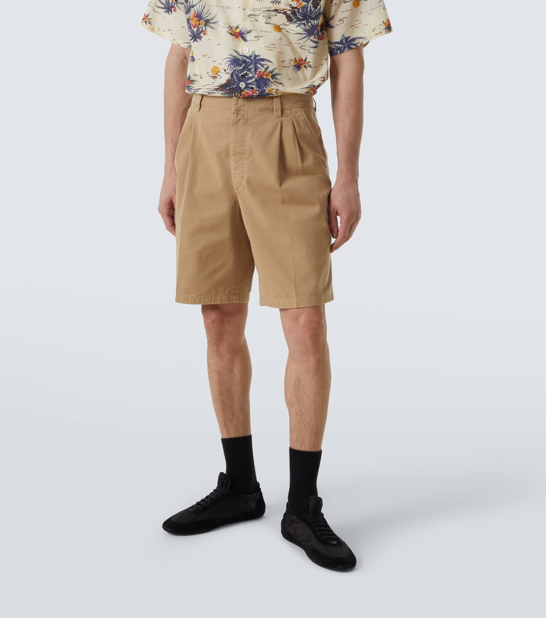 Cotton Bermuda shorts - 3