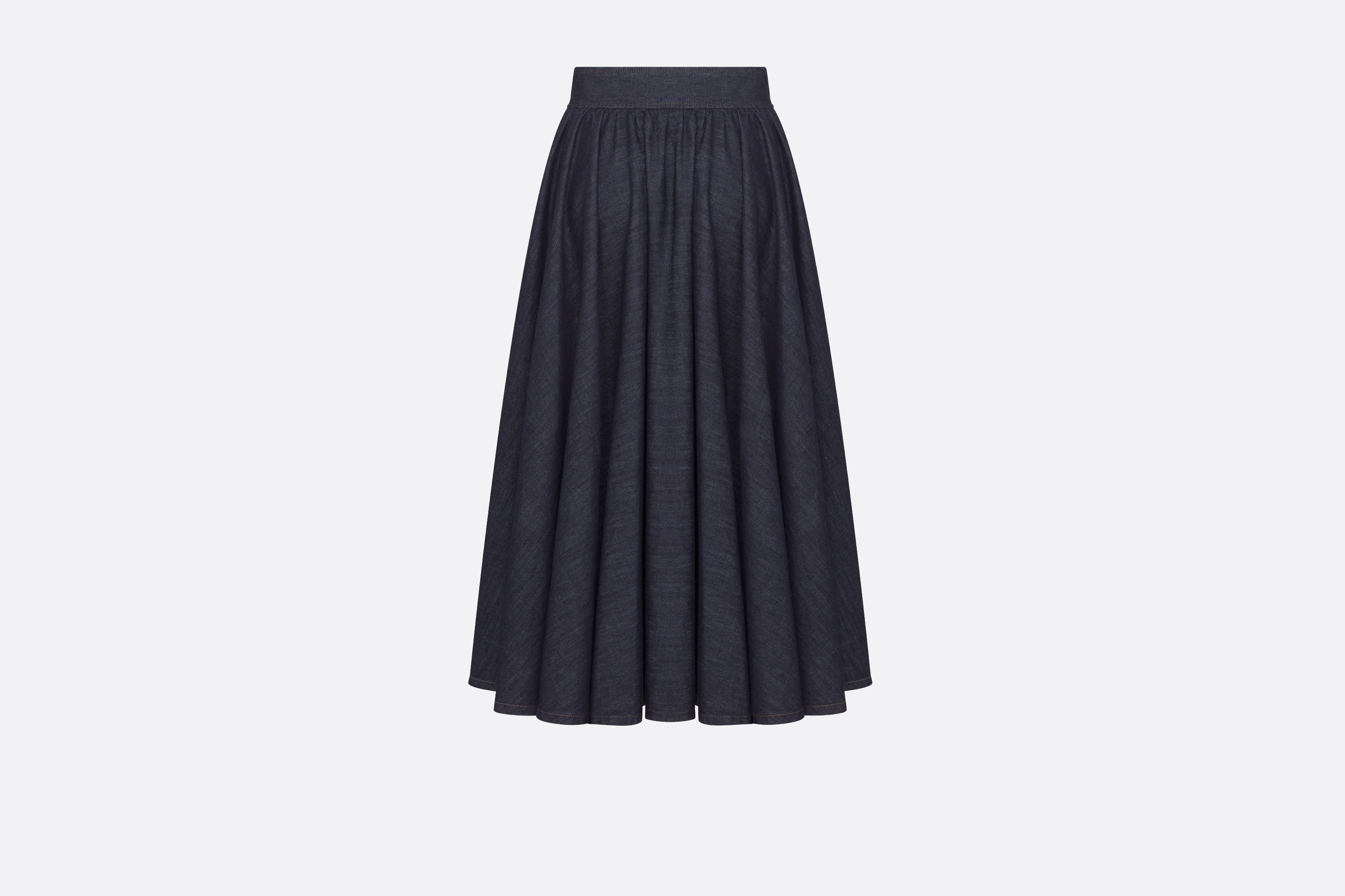Buttoned Mid-Length Skirt - 6