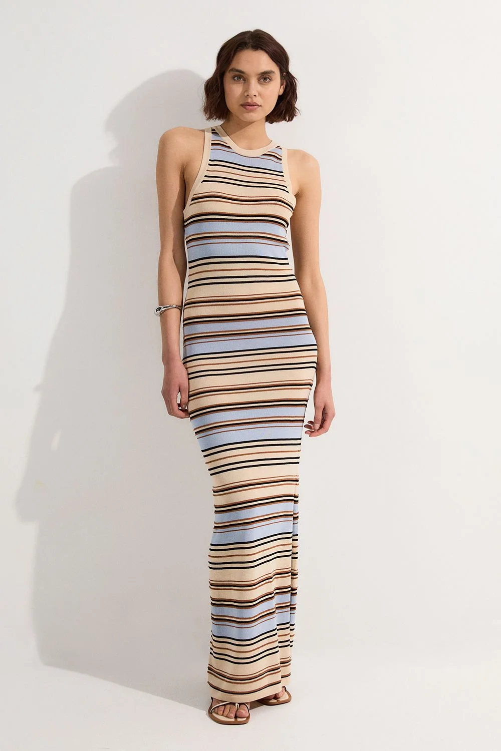 Petite Lightweight Stitch Detail Dress - 1