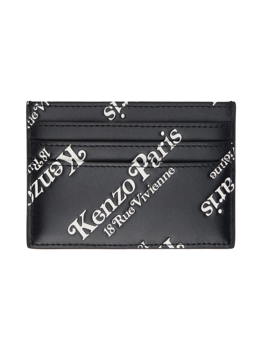 Black Kenzo Paris 'Kenzogram' Card Holder - 2