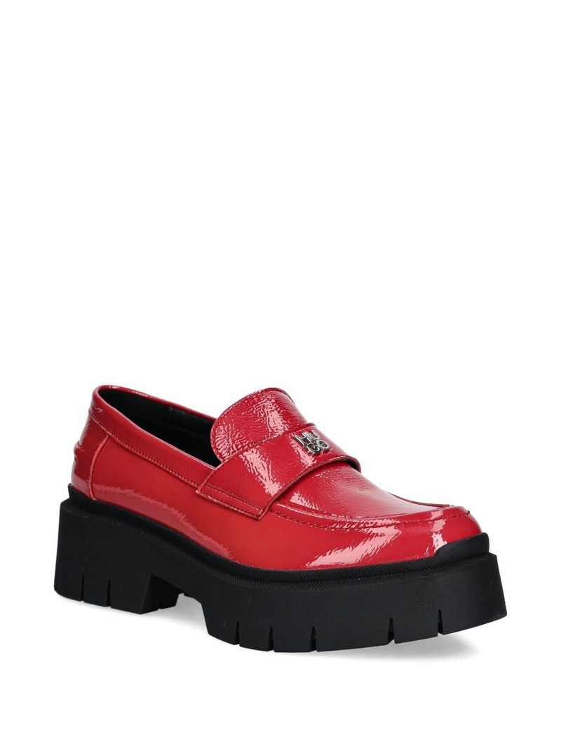 HUGO Kris patent loafers outlook
