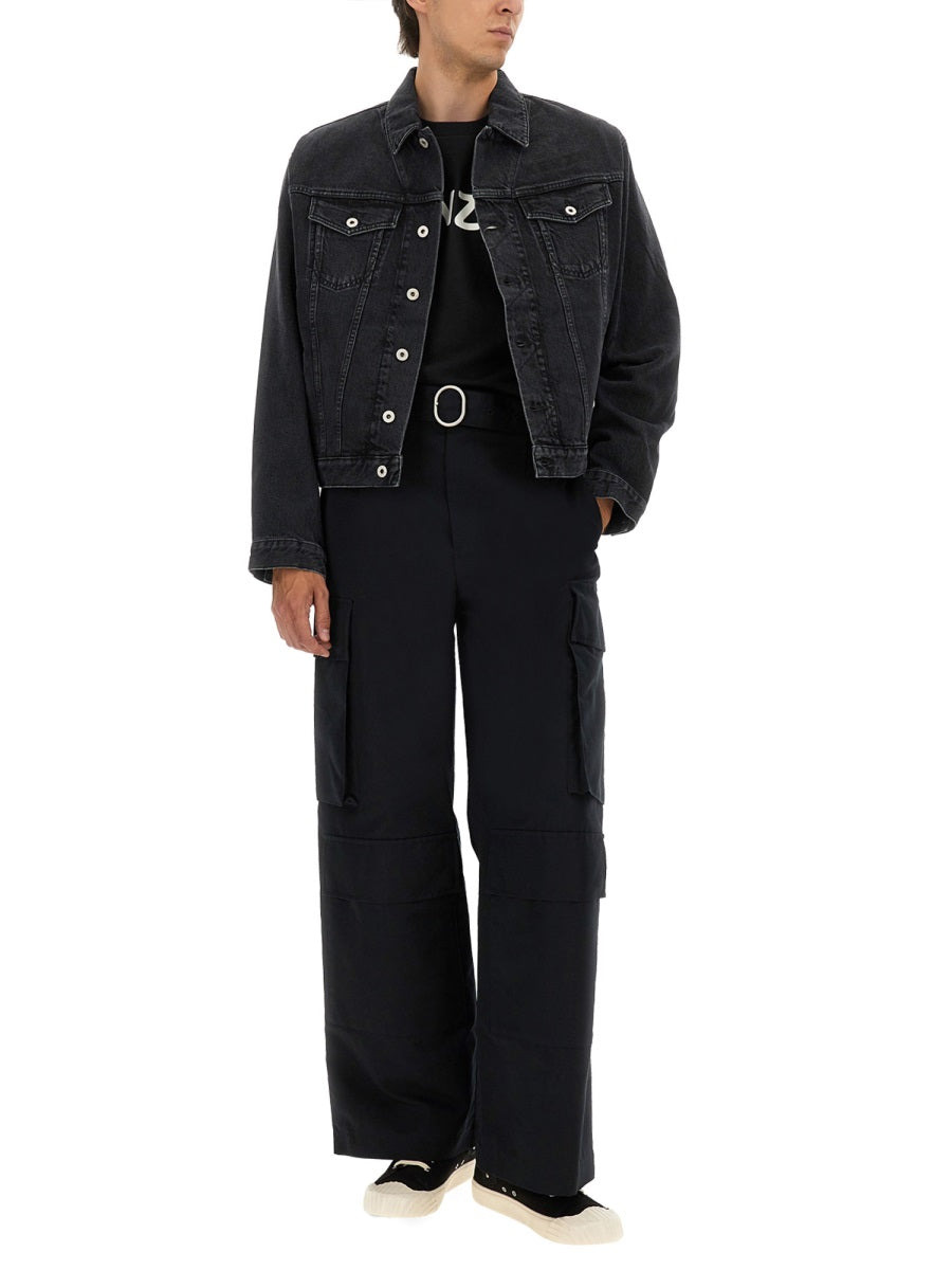 Truker Jacket With "Boke Flower" Embroidery - 2