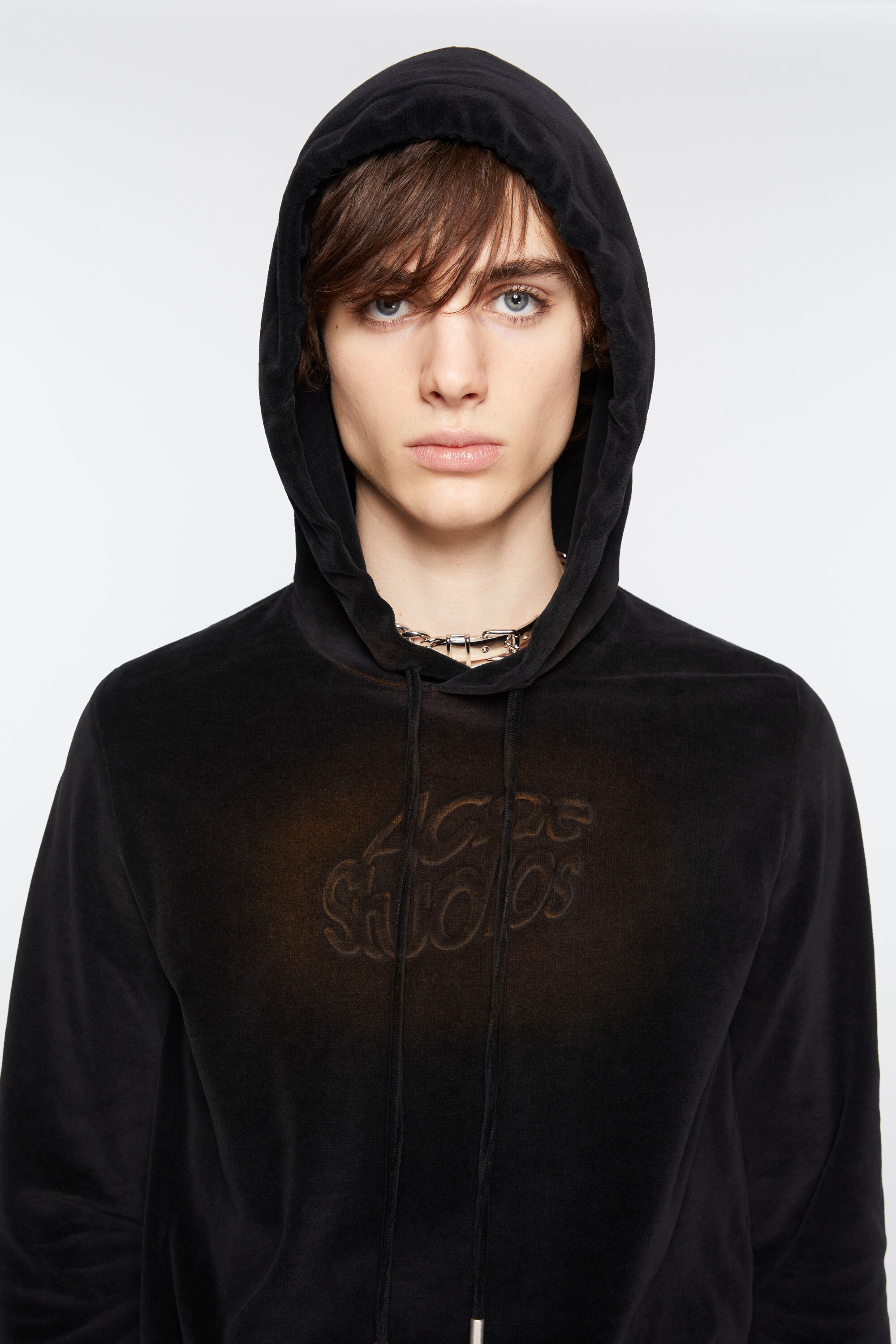 Hooded sweater - Fitted fit - Black - 4