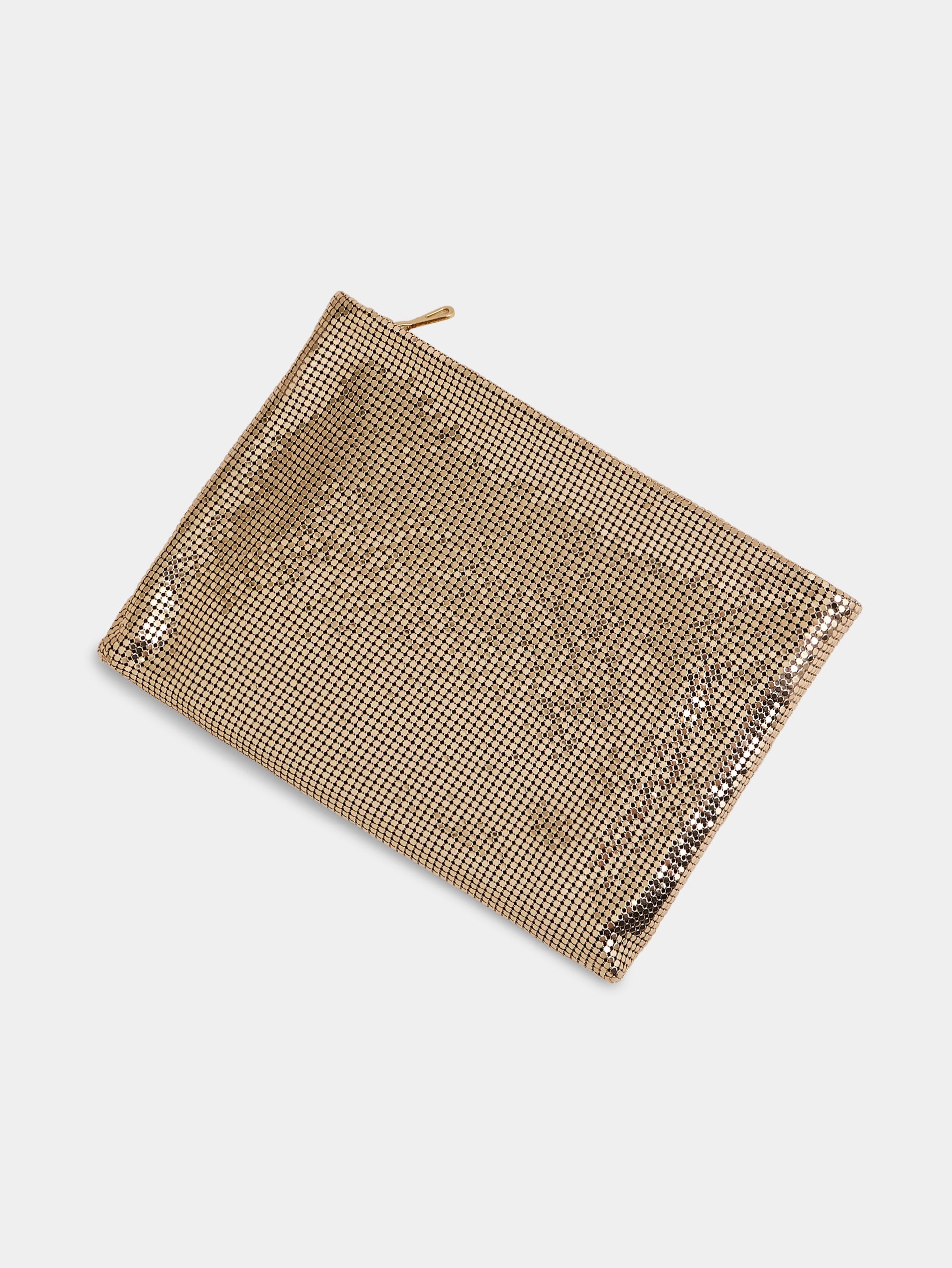 GOLD MESH POUCH - 5