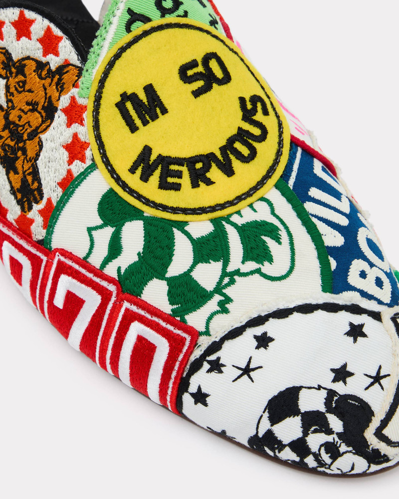 'KENZO-Luke' mules with patches 6