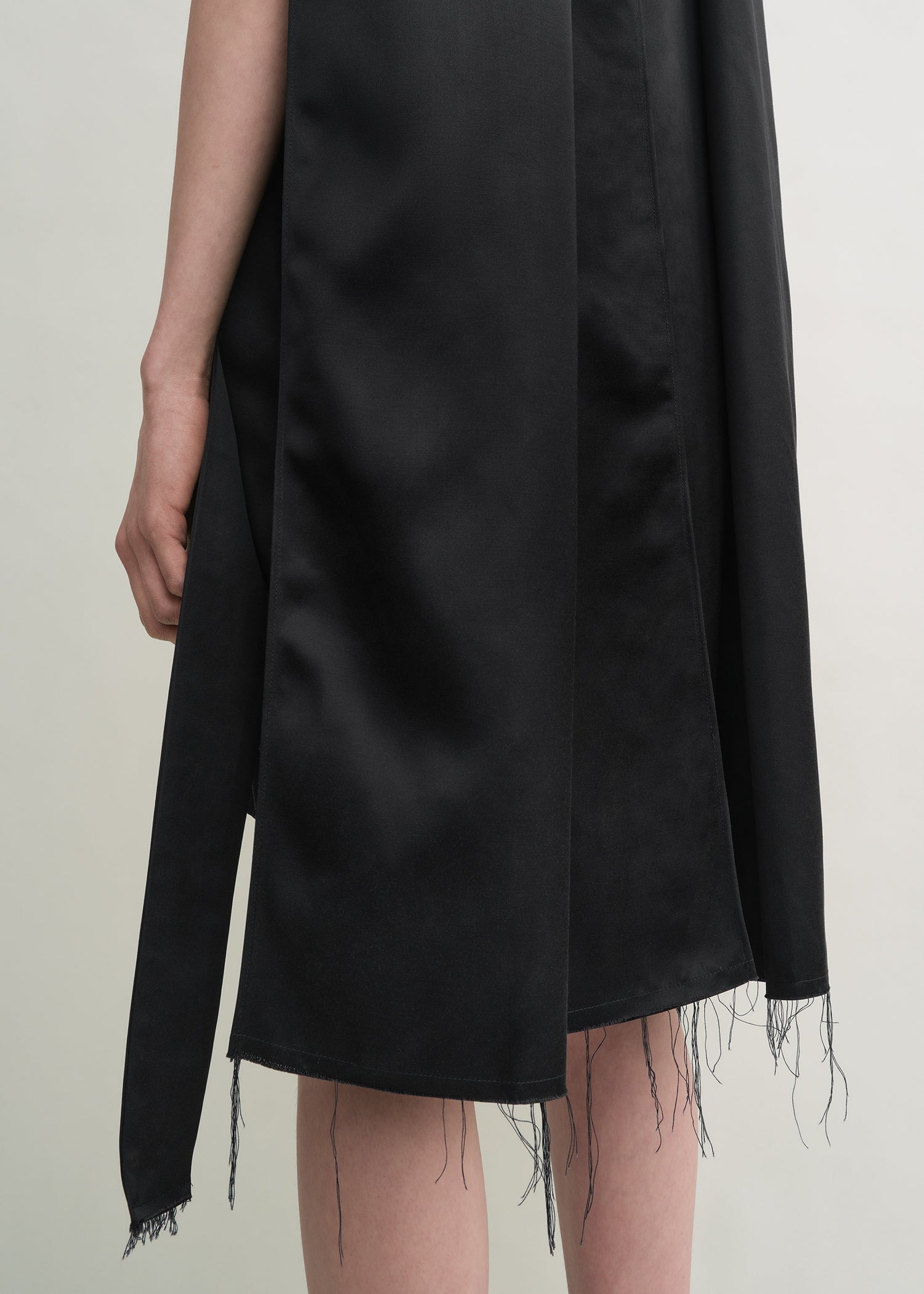 Cocoon scarf dress black - 6