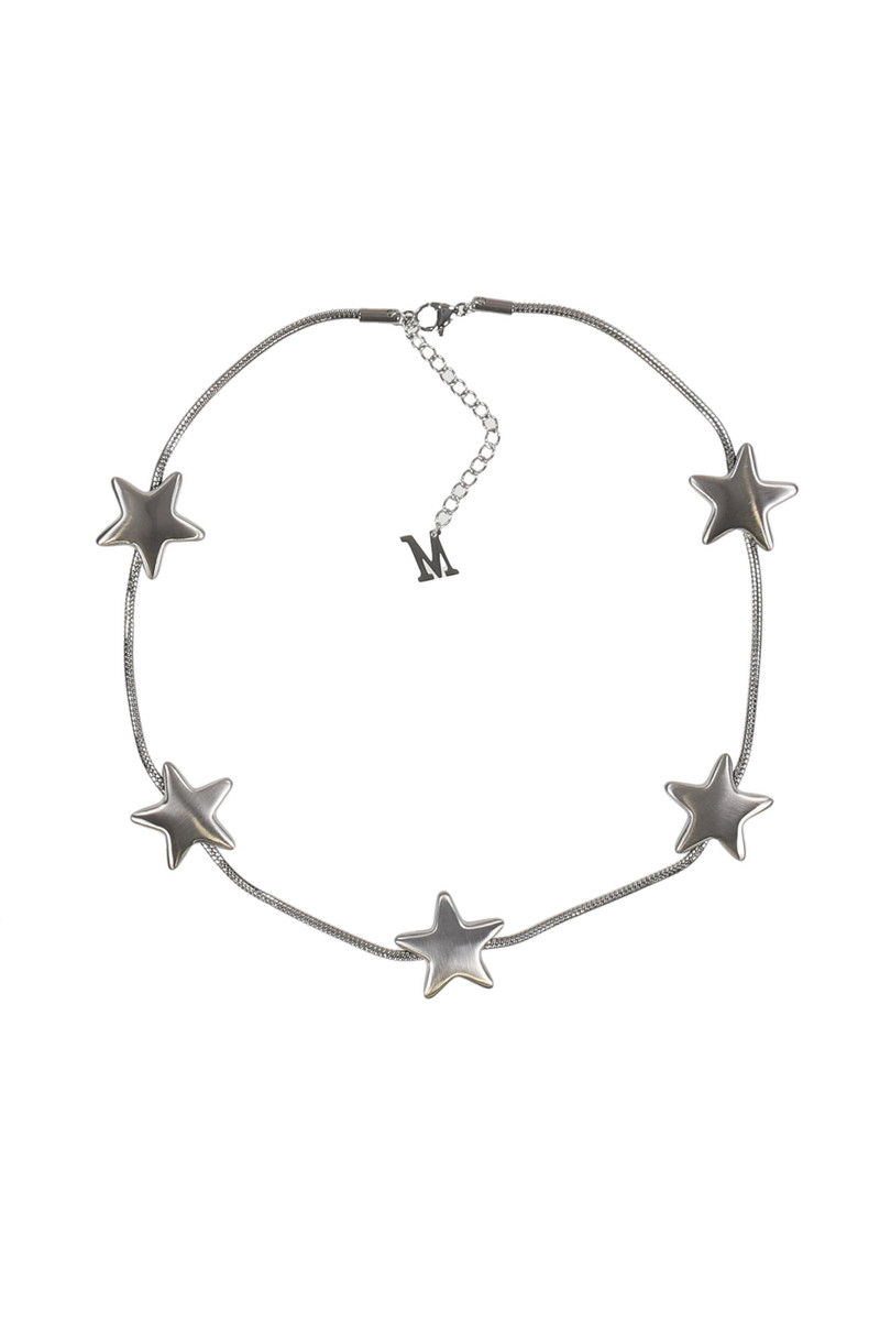 MARLAND BACKUS SUPERSTAR NECKLACE / SIL outlook