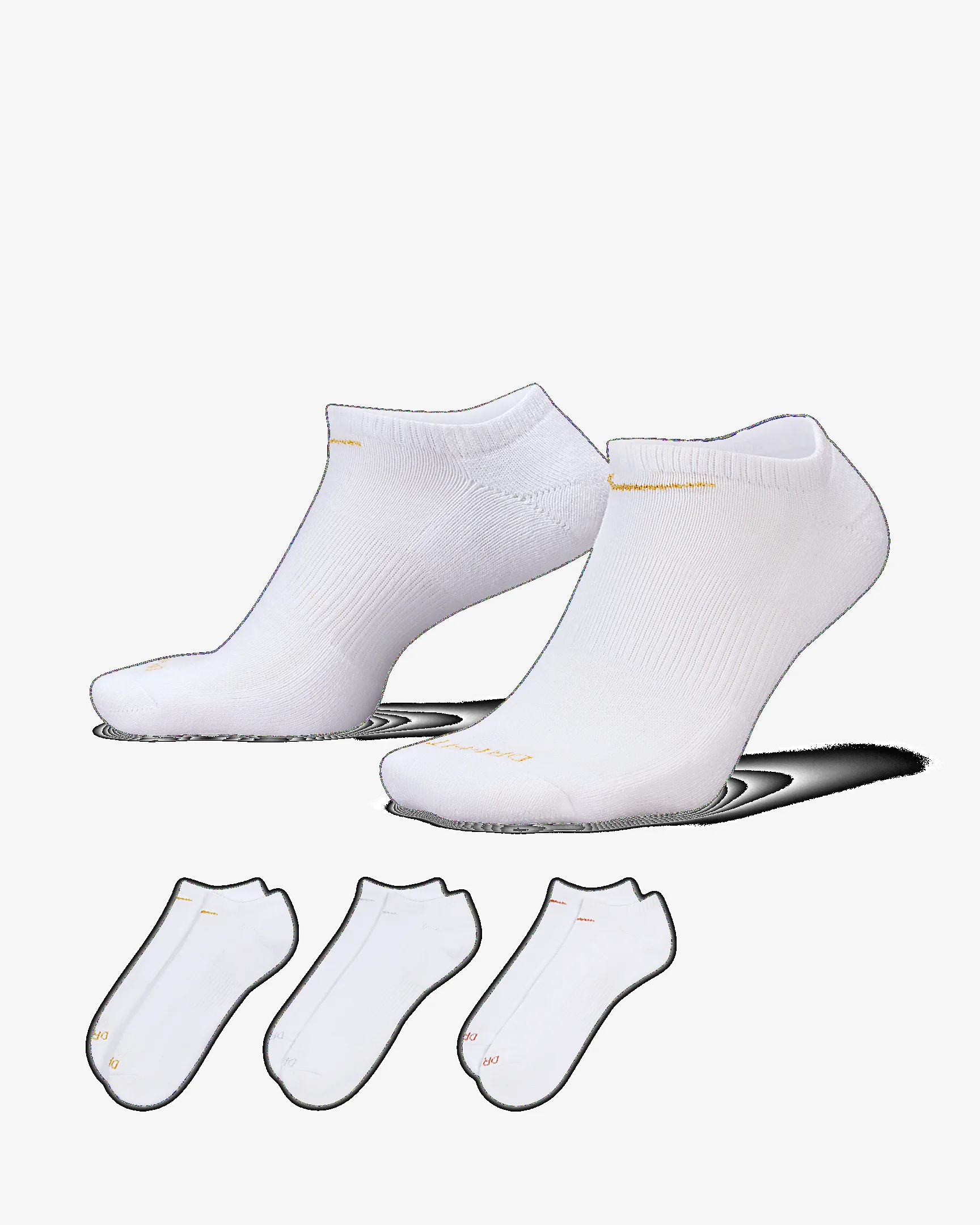 Nike Everyday Plus Cushion Training No-Show Socks (3 Pairs) - 1